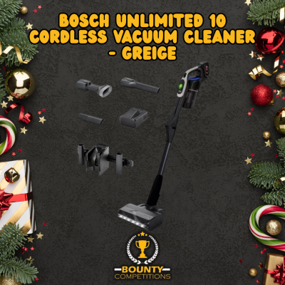 BOSCH Unlimited 10 Cordless Vacuum Cleaner - Greige🧹