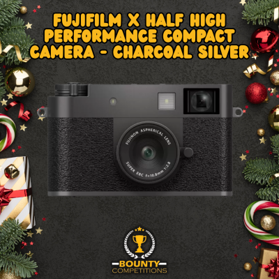 FUJIFILM X half High Performance Compact Camera - Charcoal Silver📸