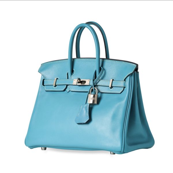 HERMÈS BLUE JEAN SWIFT BIRKIN 25 BAG