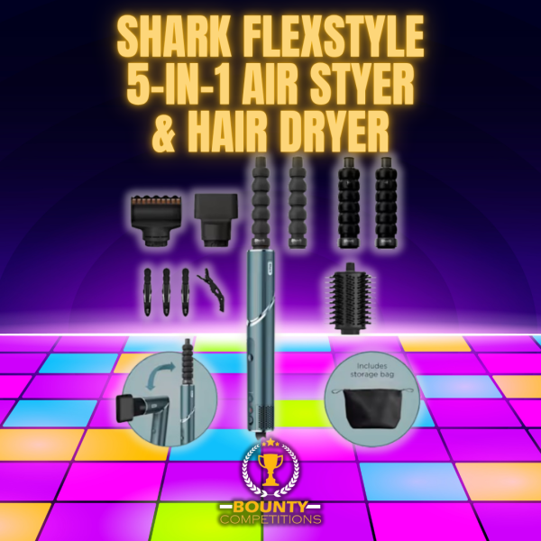 Won Shark FlexStyle 5-in-1 Air Styler & Hair Dryer – Teal HD456TLUK
