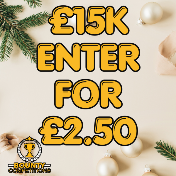 Won 🎅CHRISTMAS EVE £15K ENTER FOR £2.50🎅