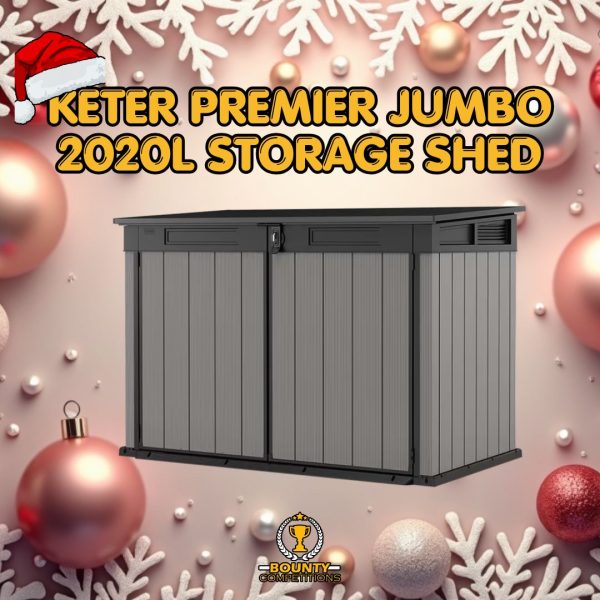 Won 📦 Keter Premier Jumbo 2020L Storage Shed 📦