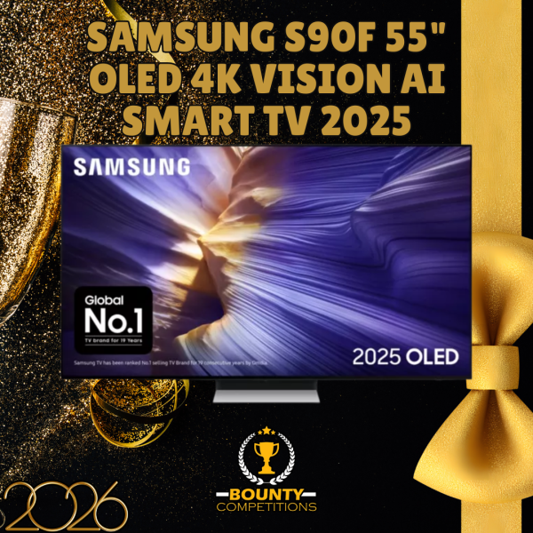 Won SAMSUNG S90F 55″ OLED 4K Vision AI Smart TV 2025 📺