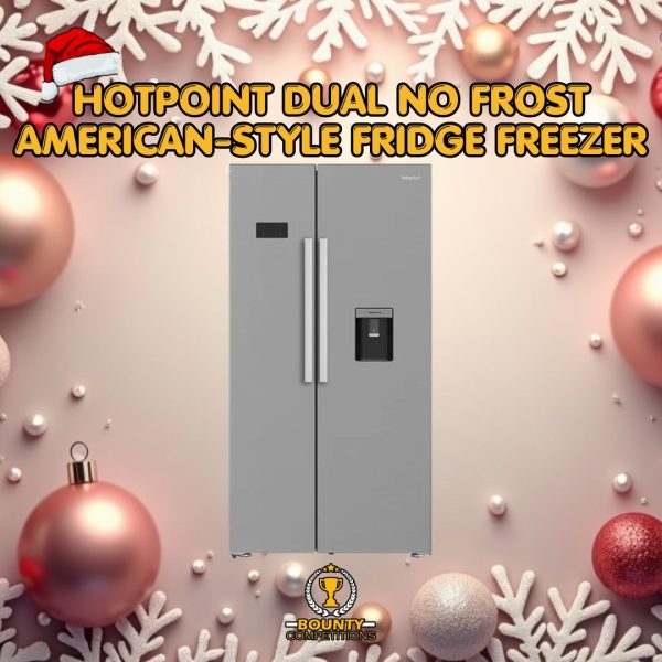 Won 🥶 Hotpoint Dual No Frost American-Style Fridge Freezer 🥶