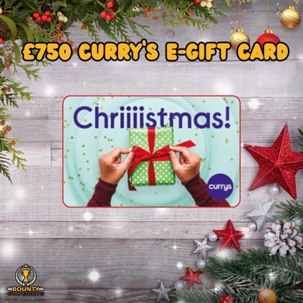 Won ⚙️ £750 Curry’s E-Gift Card ⚙️